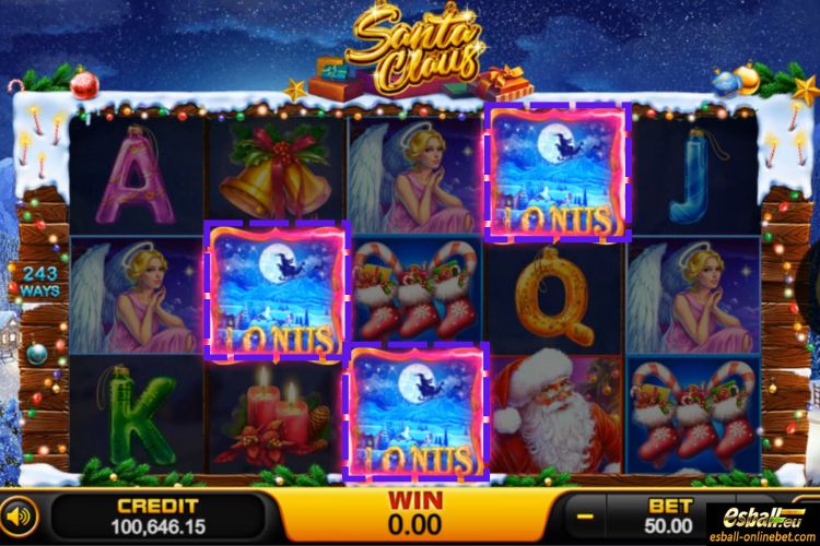 Santa Claus Free Spins Bonus