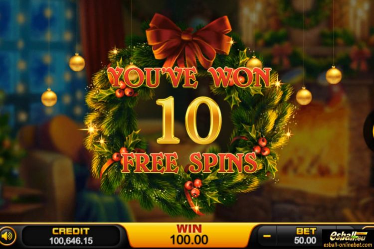 Santa Claus 10 Free Spins Bonus
