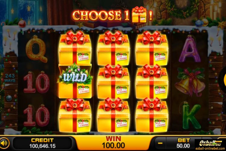 Santa Claus Free Spins Bonus Feature