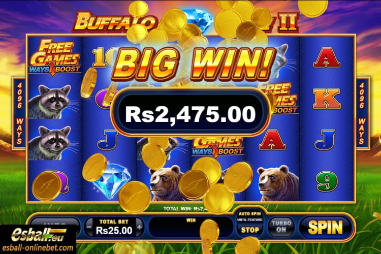 Buffalo Blitz II Big Win Buffalo Blitz II Big Win