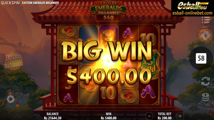 Eastern Emeralds Megaways Big Win Eastern Emeralds Megaways Big Win