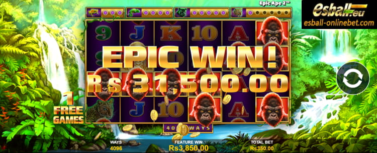 Epic Ape 2 Slot Big Win Epic Ape 2 Slot Big Win