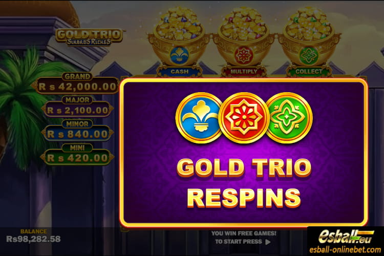 Gold Trio: Sinbad’s Riches Slot Demo Review Gold Trio: Sinbad’s Riches Slot Demo Review