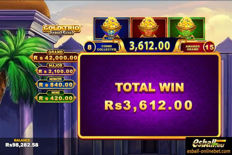 Gold Trio Slot Big Win Gold Trio Slot Big Win