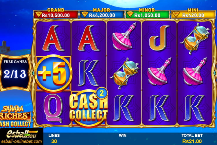 Playtech Sahara Riches Cash Collect Slot Demo Review Playtech Sahara Riches Cash Collect Slot Demo Review