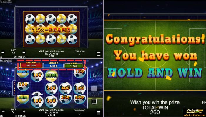 Football Gold HOLD AND WIN Slot Bonus Game Feature Football Gold HOLD AND WIN Slot Bonus Game Feature