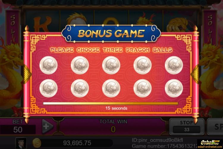 Golden Dragon Ball Slot Bonus Game Golden Dragon Ball Slot Bonus Game