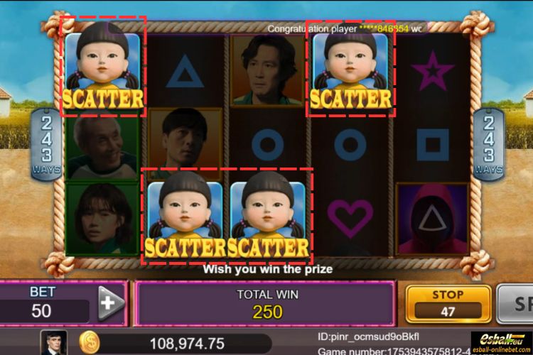 Squid Game Slot Scatter Squid Game Slot Scatter