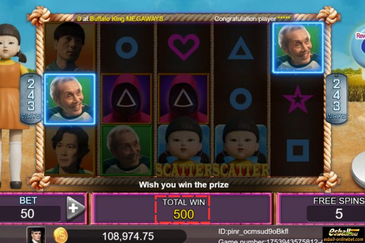 Squid Game Slot Special Icon Feature Squid Game Slot Special Icon Feature