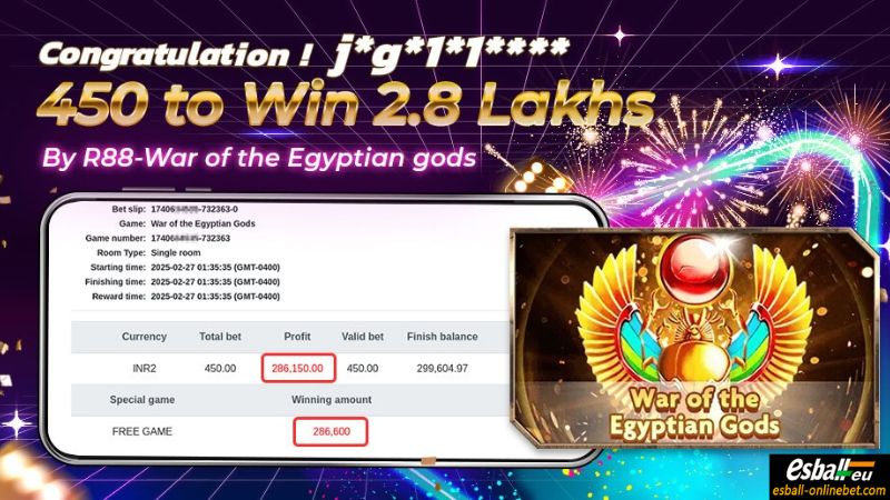 War of the Egyptian Gods Just Blessed ONE Member with GOLD War of the Egyptian Gods Just Blessed ONE Member with GOLD