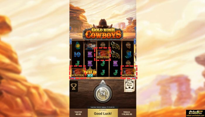 Gold Rush Cowboys Slot Scatter Gold Rush Cowboys Slot Scatter