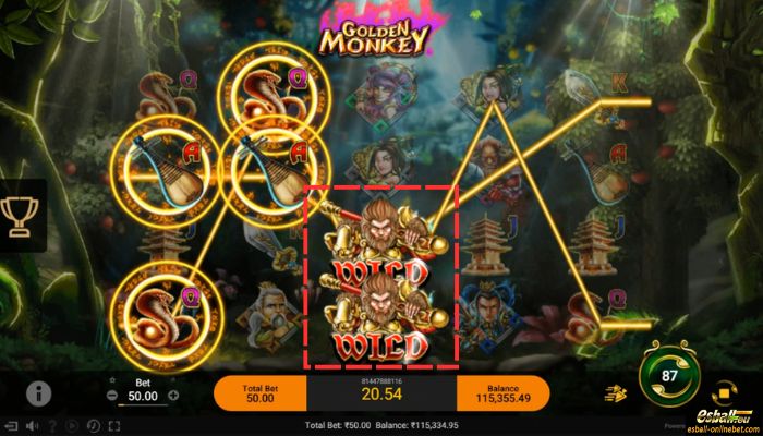 Golden Monkey Slot Wild