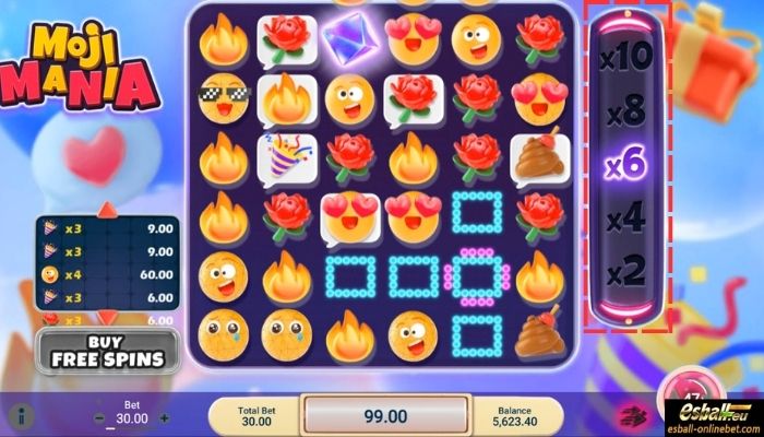 Moji Mania Slot Bonus Multiplier Moji Mania Slot Bonus Multiplier