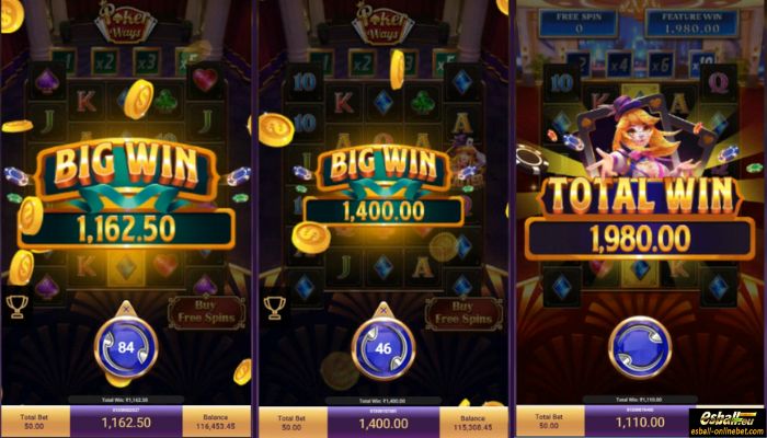 Spadegaming Poker Ways Slot Big Win