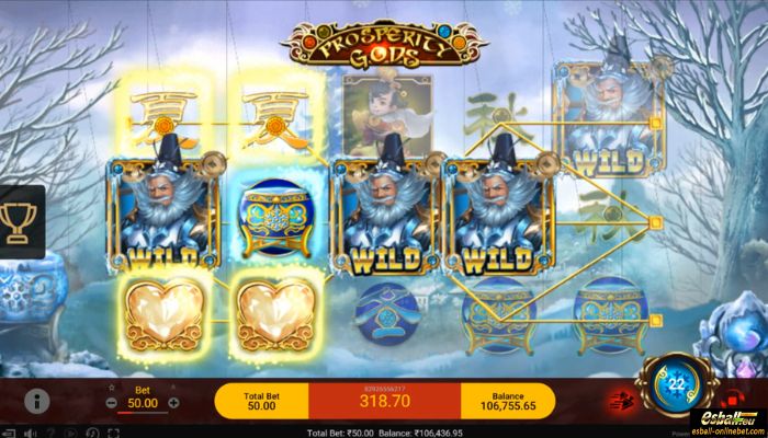 Prosperity Gods Slot Winter - Random Wild