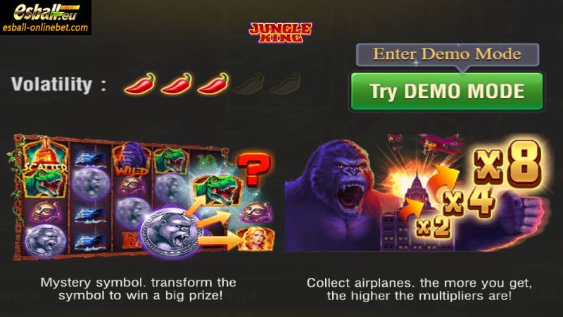 Most Played JILI Casino Video Slot Games 6 - Jungle King Demo Slot Machine