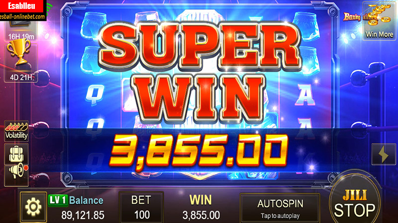 Boxing King Slot Machine Super Win