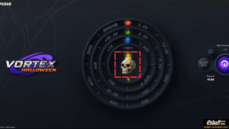 Vortex Halloween Slot Skull Symbol Vortex Halloween Slot Skull Symbol