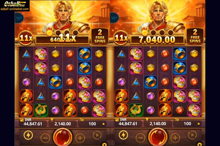 VP God of the Sun Big Win