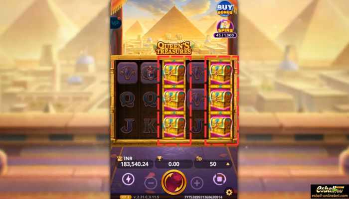 Queen's Treasures Slot Treasure Chest Queen's Treasures Slot Treasure Chest