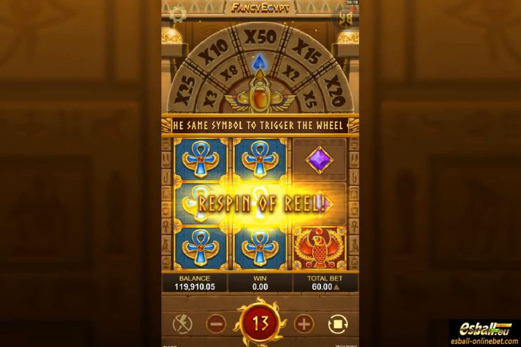 Fancy Egypt Slot Respin of Reel Fancy Egypt Slot Respin of Reel