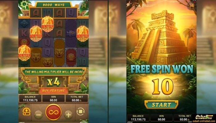 Golden Aztec Mega Slot Scatter