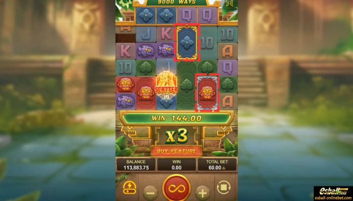 Golden Aztec Mega Slot Golden Frame And Silver Frame