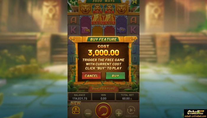 Golden Aztec Mega Slot Buy Feature