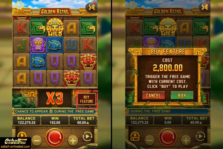 Golden Aztec Buy Feature Golden Aztec Buy Feature