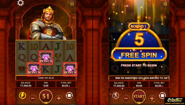 King Arthur Gold Slot Bonus Symbol King Arthur Gold Slot Bonus Symbol