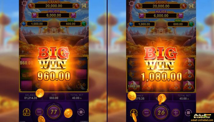 YB Magic Lamp Slot Big Win