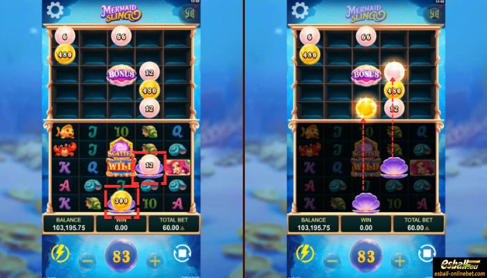 Mermaid Slingo Slot Bingo Game Feature Mermaid Slingo Slot Bingo Game Feature