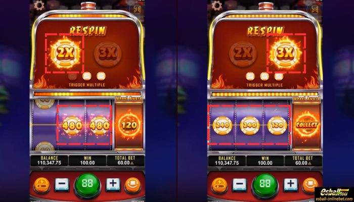 Rolling 7 Slot Respin Game Feature Rolling 7 Slot Respin Game Feature