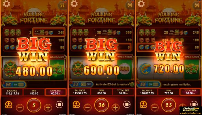 Rolling Fortune Big Win