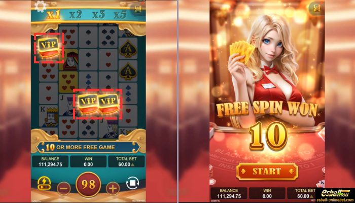 Royal Ace Slot Paytable Bonus