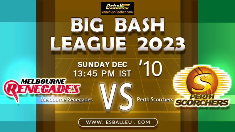 Perth Scorchers vs Melbourne Renegades Prediction BBL 2023-24