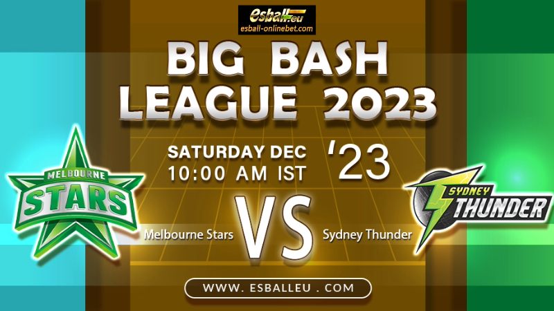Melbourne Stars vs Sydney Thunder Prediction BBL 2023-24