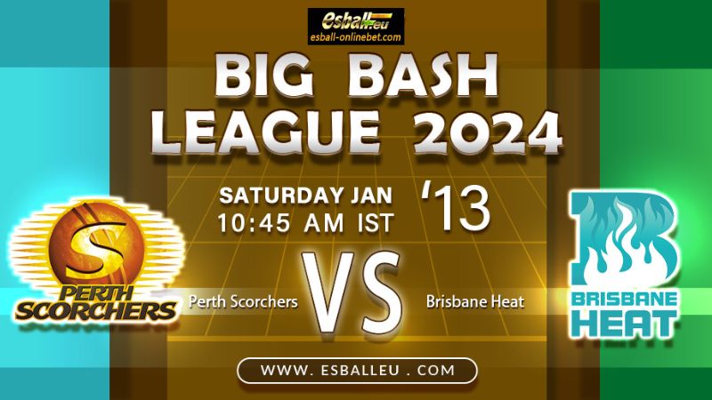 Perth Scorchers vs Brisbane Heat Prediction BBL Match 2024