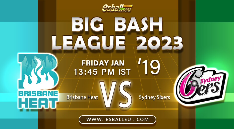 Brisbane Heat vs Sydney Sixers Prediction BBL Final 2024