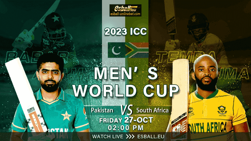 Oct 27 Betting Prediction CWC Pakistan vs South Africa