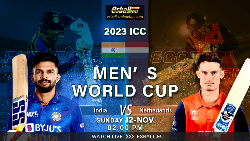 ICC World Cup India vs Netherlands Match Prediction Countdown