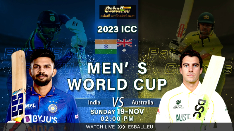 2023 Cricket World Cup India vs Australia Champion Prediction