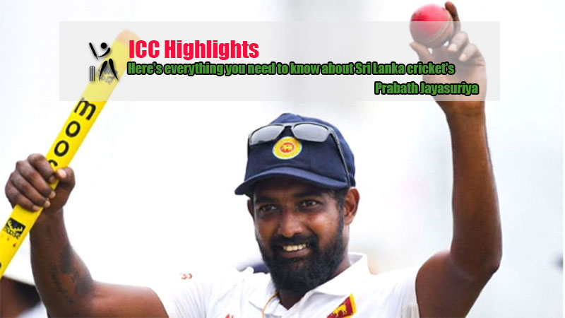 Sri Lanka cricket player Prabath Jayasuriya