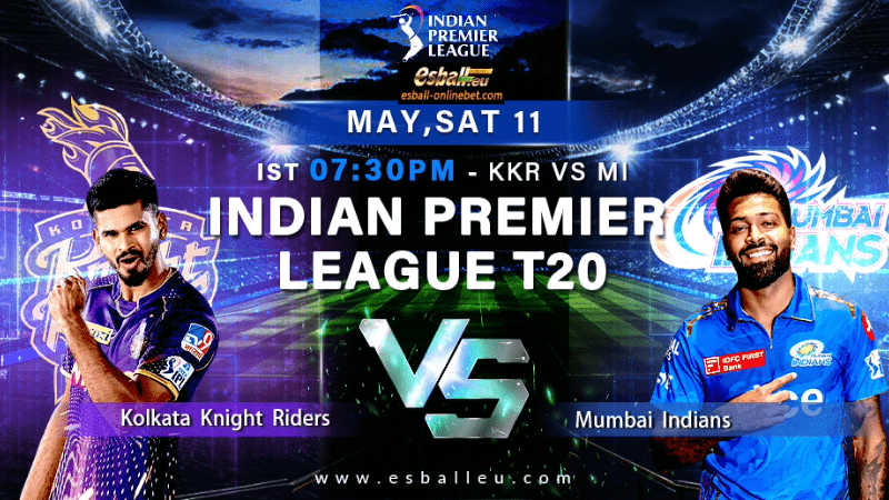 11 May IPL Match Prediction KKR vs MI: Predicting Winner Of The Match