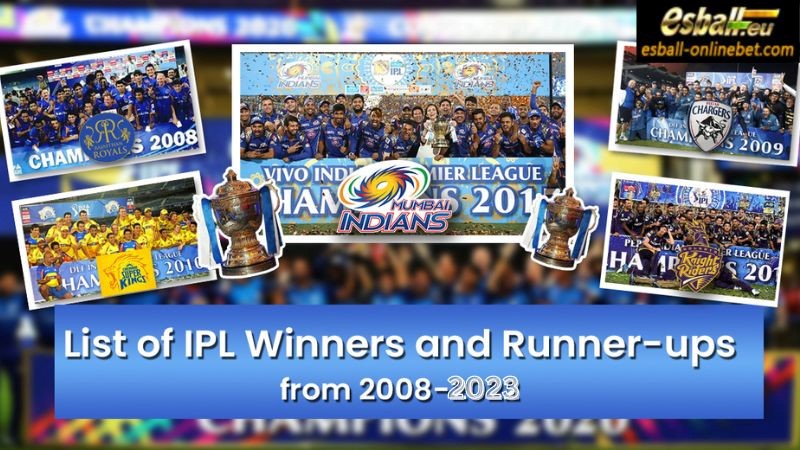 IPL Match Winner List All Season from 2008 to 2023
