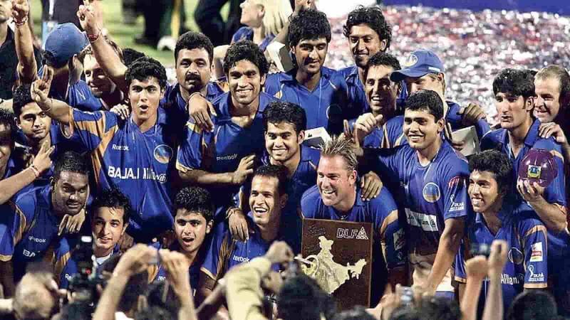 IPL Historical Championship Team List - Season 1: Rajasthan Royals (2008)