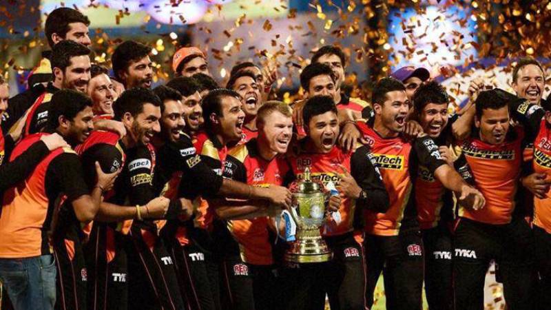 IPL Historical Championship Team List - Season 9: Sunrisers Hyderabad (2016)