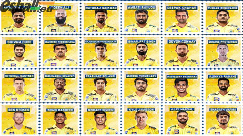 2023 Chennai Super Kings Squad Full Player List 