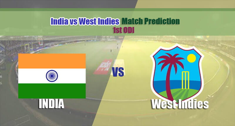 ODI 1st 2022 India Vs West Indies Match Prediction