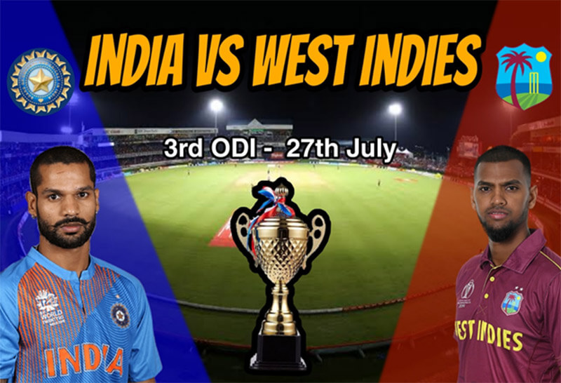 ODI 3rd 2022 India Vs West Indies Match Prediction